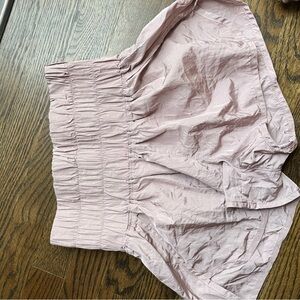 Free people Light Pink High-Waisted Skirt